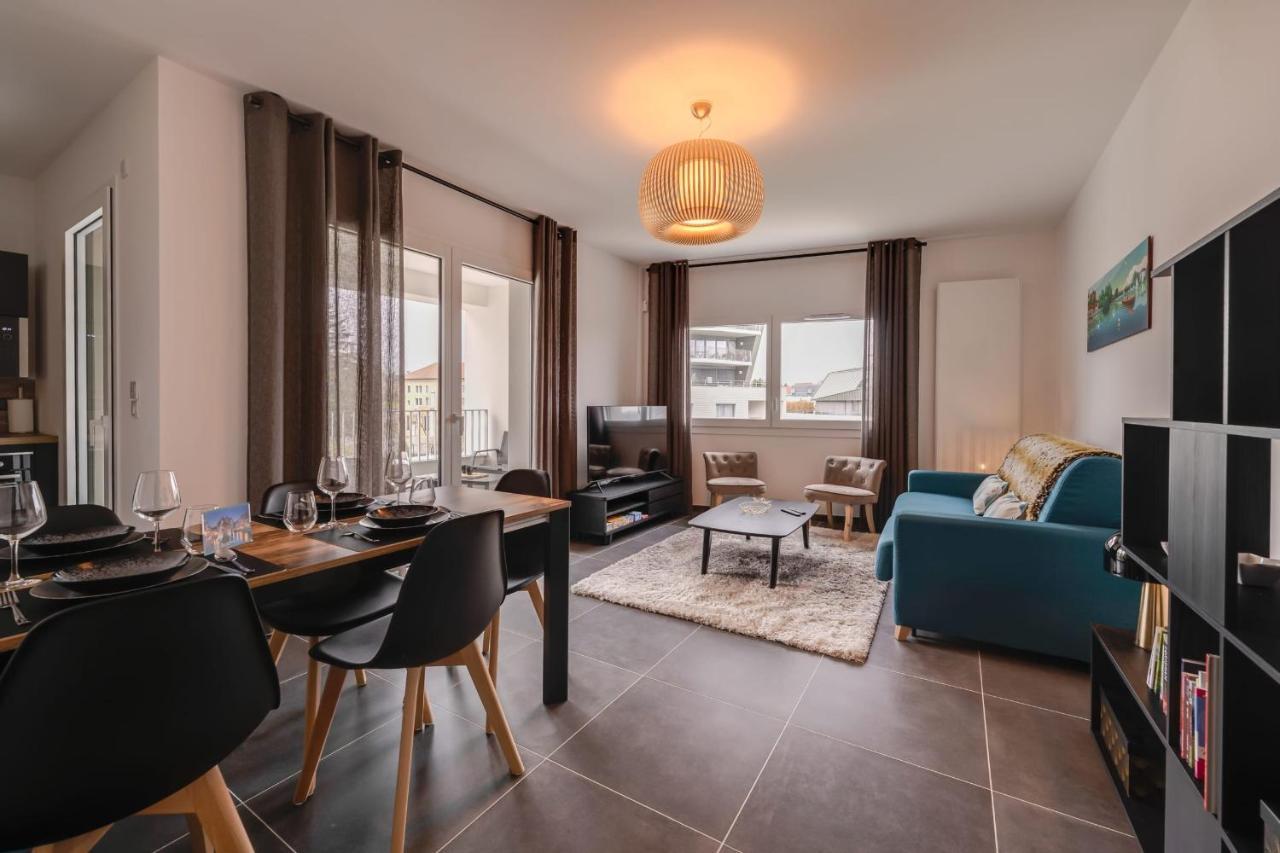 Le 305 - T3 With Garage And Beautiful Terrace Villa Annecy Bagian luar foto