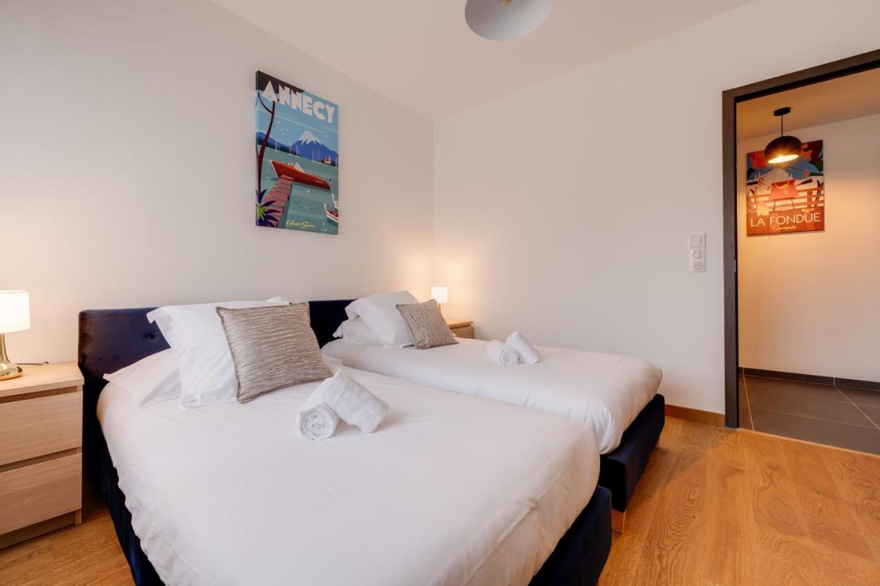 Le 305 - T3 With Garage And Beautiful Terrace Villa Annecy Bagian luar foto